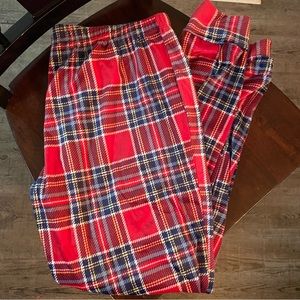 19) NWOT Plaid PJ Jogger Pants